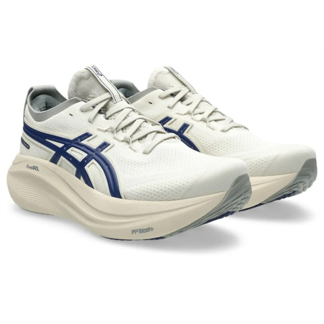 Asics Gel-Nimbus 27 - White | Blue
