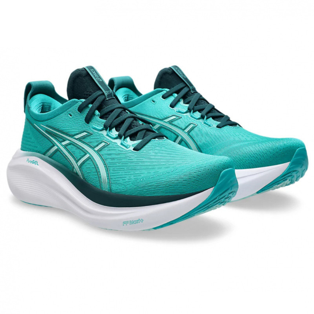 Asics Gel-Nimbus 27 - Green | White