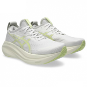 Asics Gel-Nimbus 27 - White | Water Green