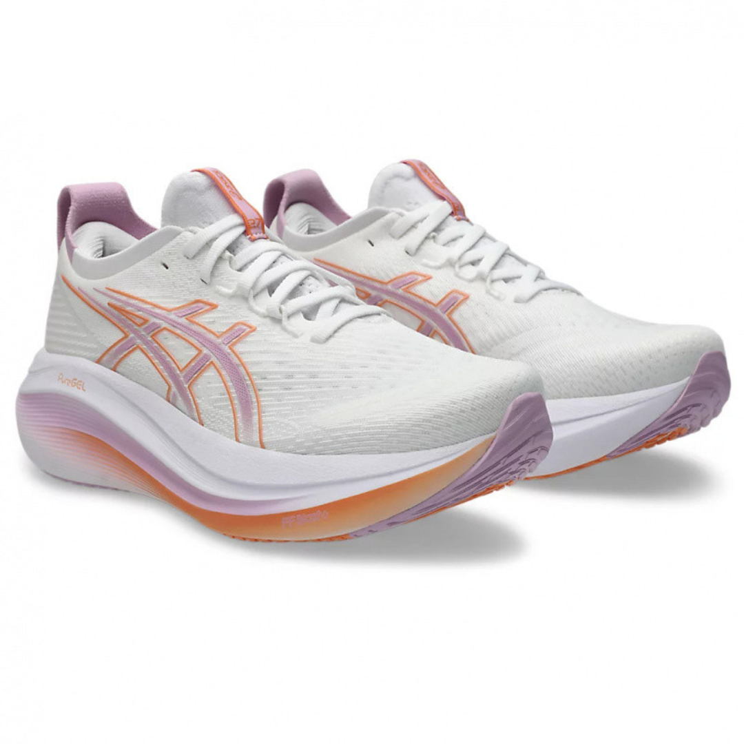 Asics Gel-Nimbus 27 - White | Lilac
