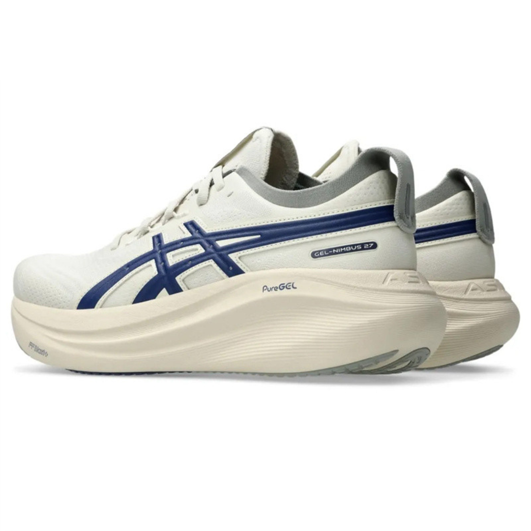 Asics Gel-Nimbus 27 - White | Blue