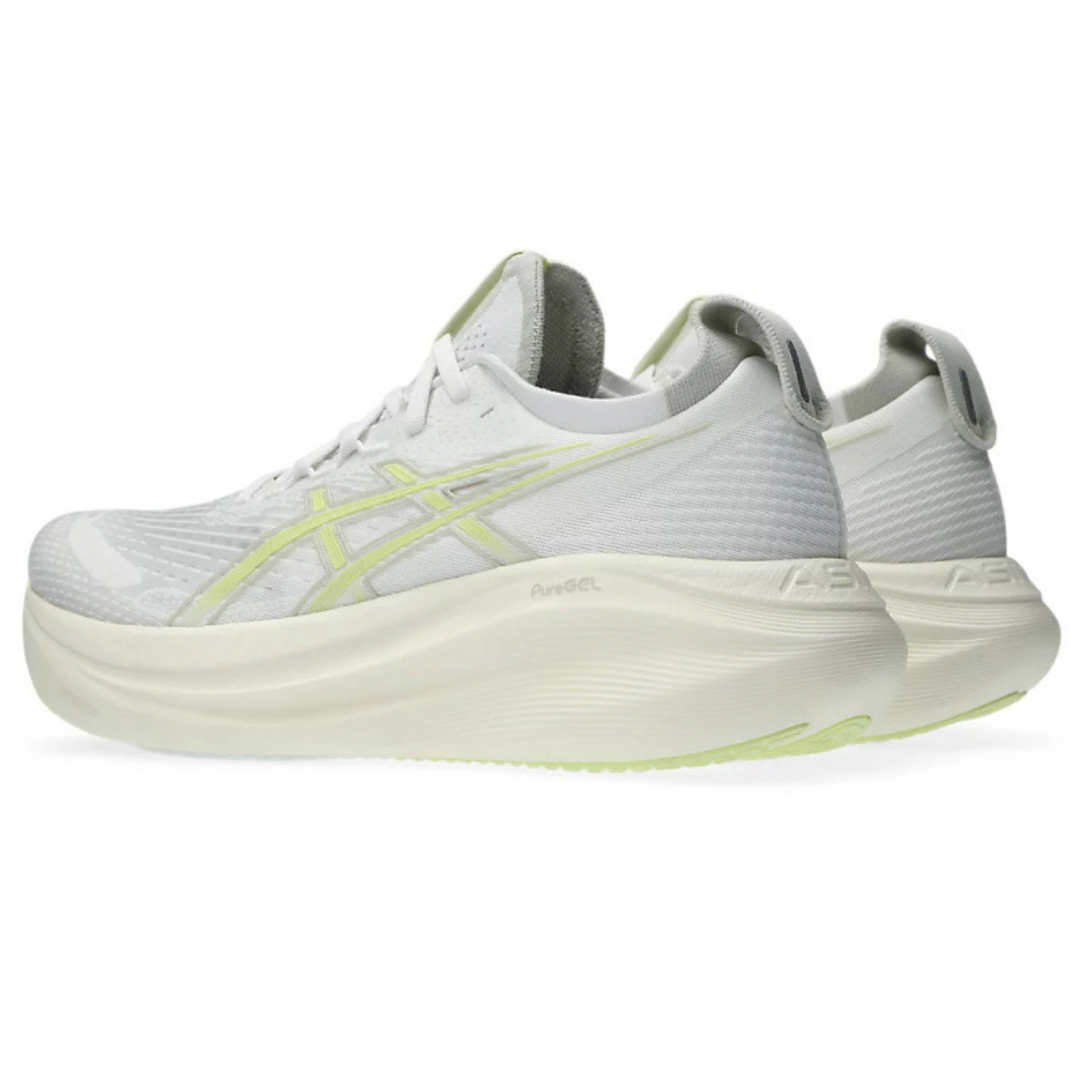Asics Gel-Nimbus 27 - White | Water Green