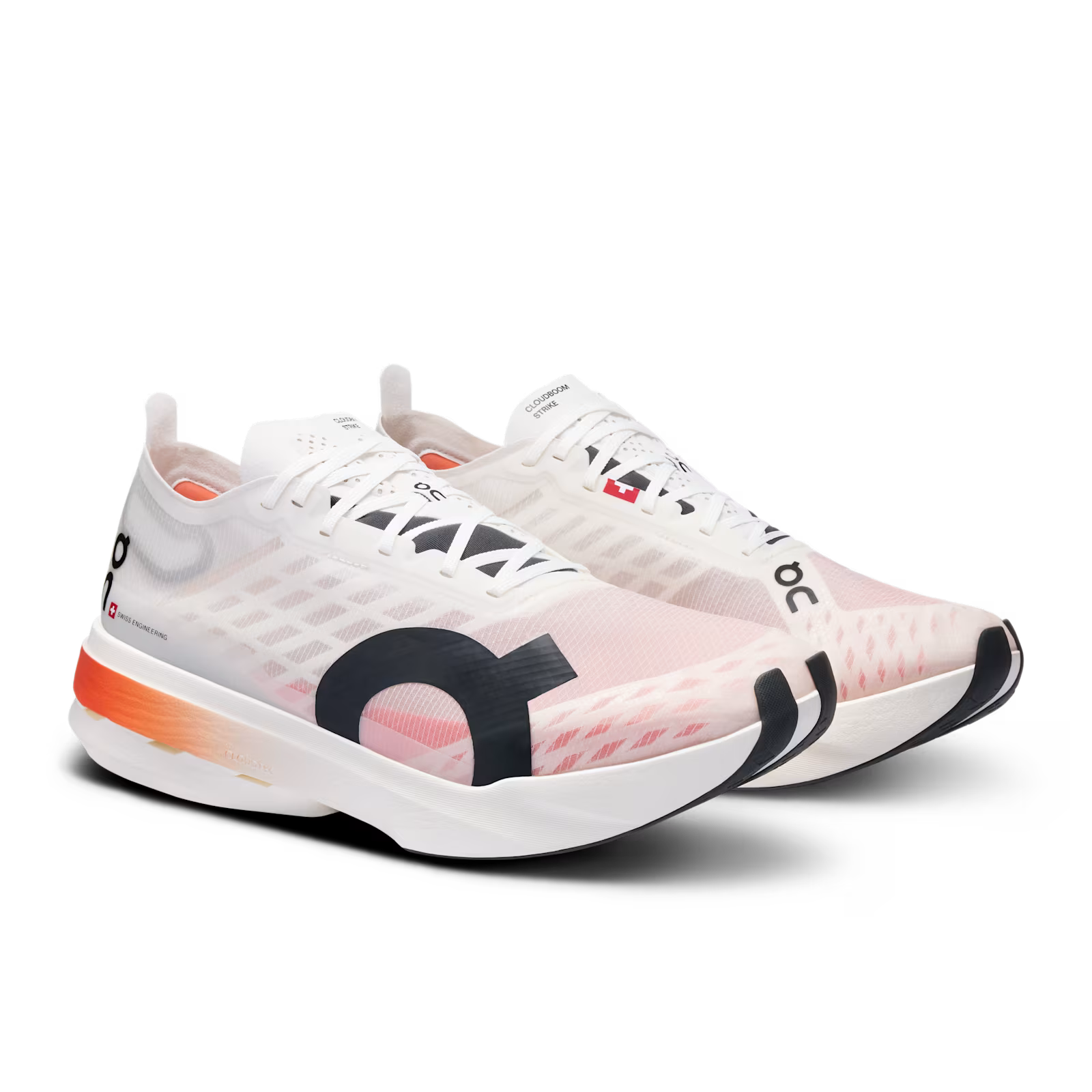 On Running Cloudboom Strike - White | Flame